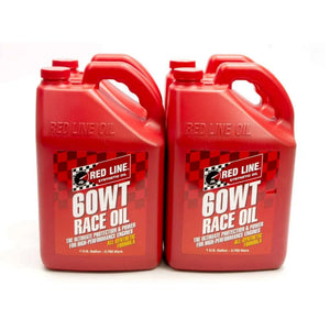 Red Line 60WT Drag Race Oil (20W60) - Case of 4 Gallons