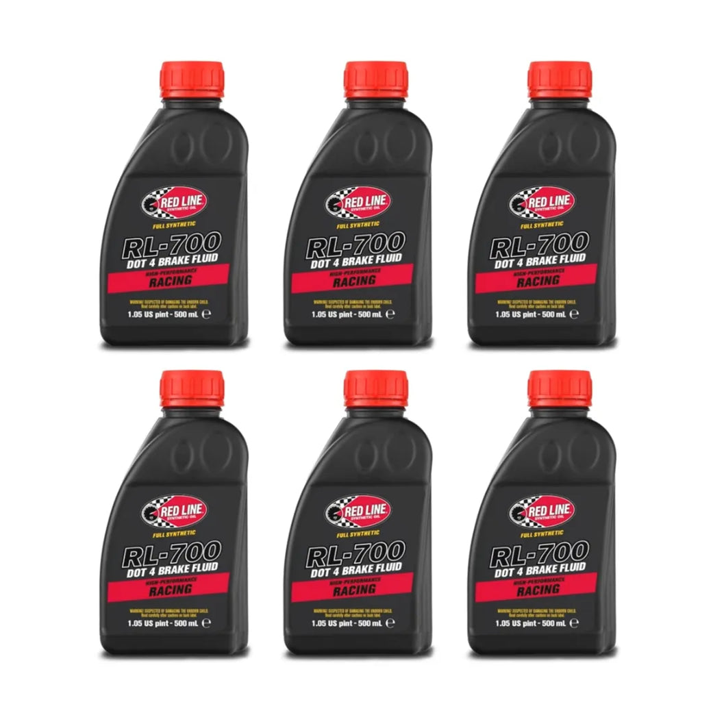 Red Line RL700 Brake Fluid Racing 500ml DOT4 (Case)