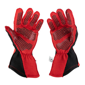 Zamp ZR-60 Driver Gloves (Red, Palms)