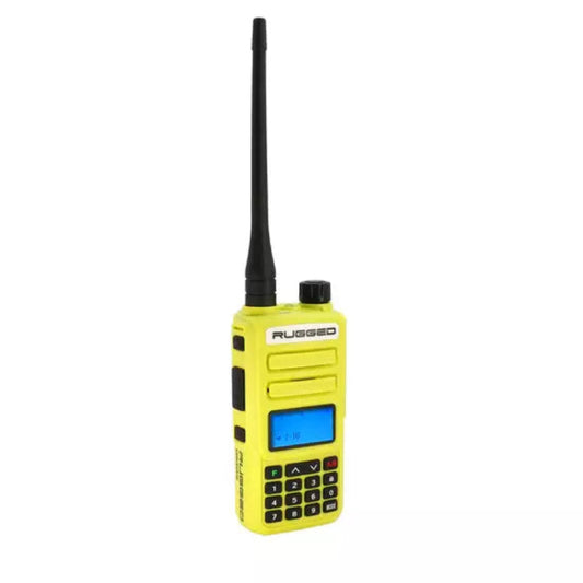 Rugged Radios GMRS / FRS Handheld Radio Safety (Yellow) GMR2-PLUS-HV