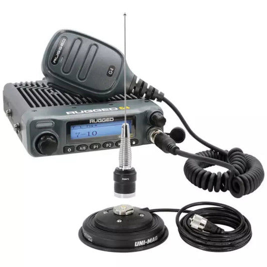 Rugged Radios GMRS Mobile Radio Kit Rambler G4 w/Antenna RK-G4