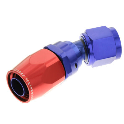 Redhorse 1030-06-01 6AN 30 Degree Female Aluminum Hose End RD BLU