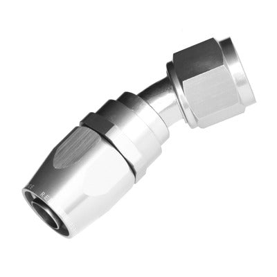 Redhorse 1030-06-05 6AN 30 Degree Female Aluminum Hose End Clear