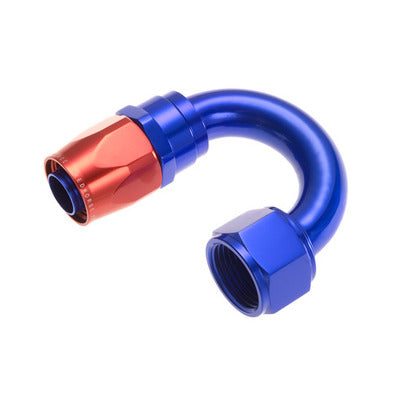 Redhorse 1180-08-01 8AN 180Deg FM Hose End Swivel Seal Red/Blue