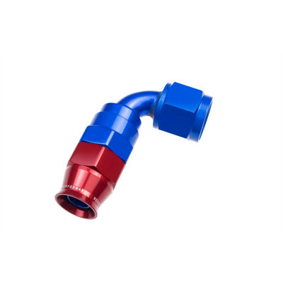 Redhorse 1290-08-01 8AN 90 Degree PTFE Reusable Hose End Blue