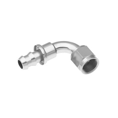 Redhorse 2090-10-5 10AN 90 Degree AN Push Lock Hose End Clear