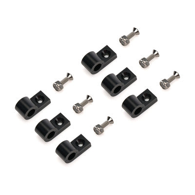 Redhorse 320-516-2 5/16in Black Aluminum Line Clamps 6/pkg