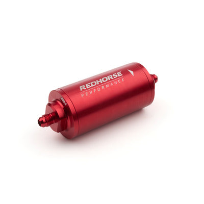 Redhorse 4651-06-03 6AN Cylindrical In-Line Race Fuel Filter 6in