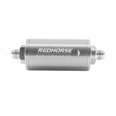Redhorse 4651-06-5-10 6in Cylindrical In-Line Fuel Filter 10 Micron