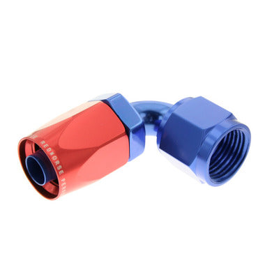 Redhorse 6090-12-1 12AN 90Deg Female Alum Hose End Red Blue
