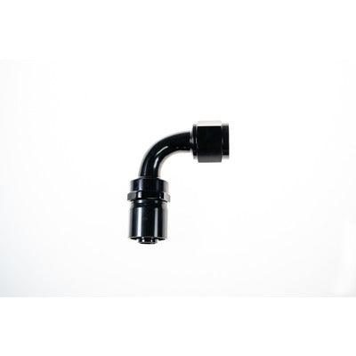 Redhorse 7092-08-02 8AN 90 Degree Crimp Hose End Black