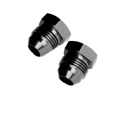 Redhorse 0806-04-02 4AN Flare Plug 2/pkg Black