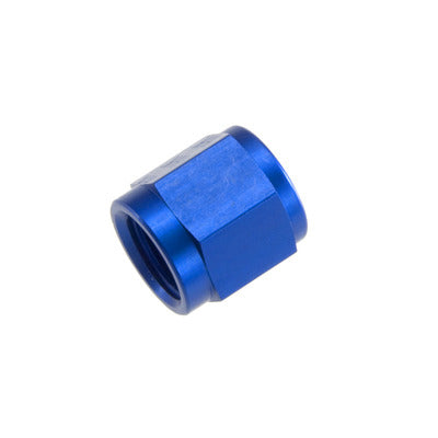 Redhorse 0818-04-01 4AN Aluminum Tube Nut 7/16in x 20 6/pkg Blue