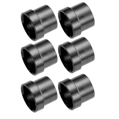 Redhorse 0819-04-02 4an Alm Tube Sleeves 6pk Black