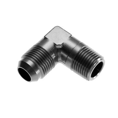 Redhorse 822-16-16-2 16AN 90Deg Male Adapter to 1in NPT Male Black