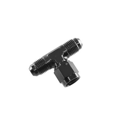 Redhorse 0827-08-02 8AN Tee with Female Swivel on Branch Black