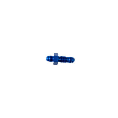 Redhorse 0832-08-01 8an Str Male Bulkhead Fitting Blue