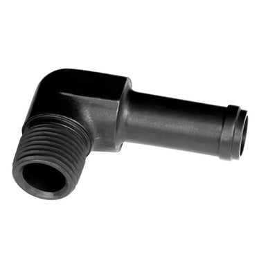 Redhorse 842-04-02-2 1/4in Hose to 1/8in NPT Male 90Deg Black