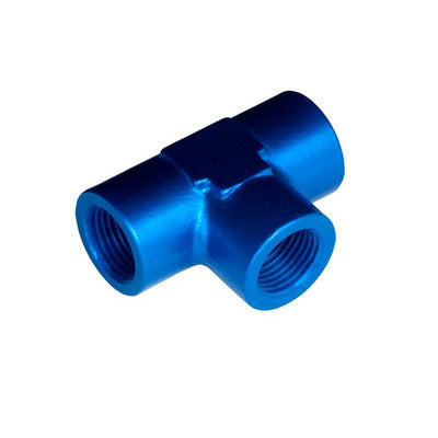 Redhorse 0917-02-01 1/8in FM Tee NPT Adapter Blue