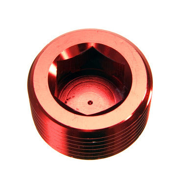 Redhorse 0932-08-03 1/2in NPT Hex Head Pipe Plug Red