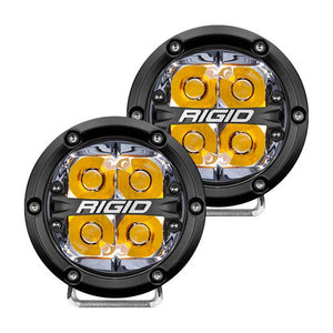 Rigid 360 Series 4" Off Road Spot Optic LED Lights (Pair) 36114