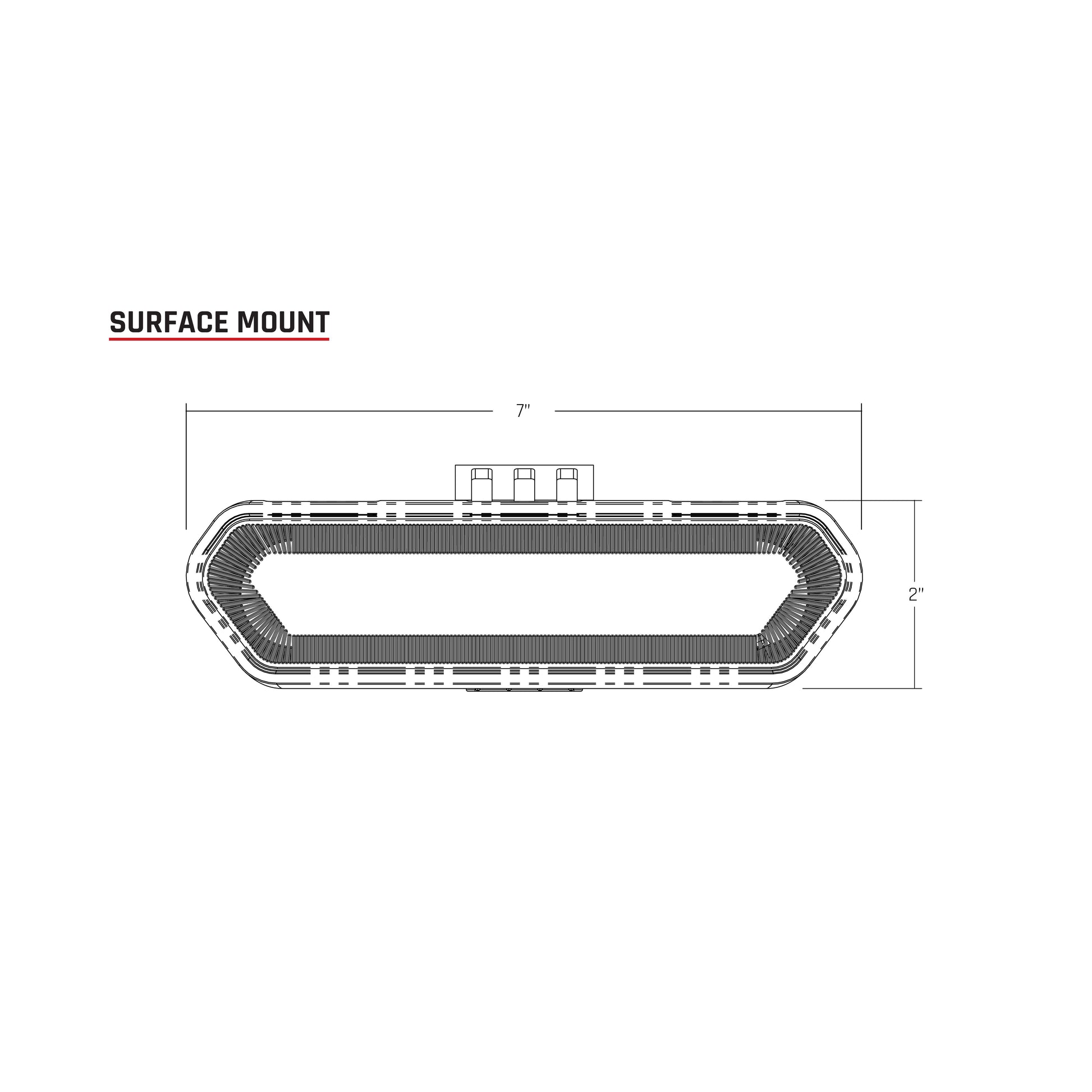 Rigid LED Tail Light Surface Mount