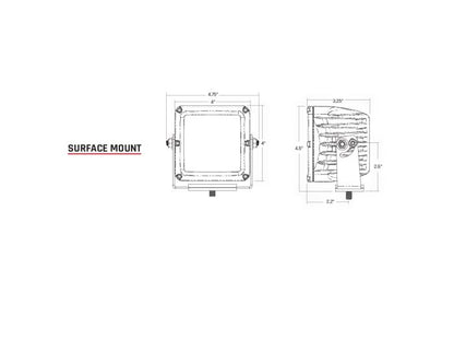 Rigid C-XL Pro Driving Diffused Pair LED Lights 322713