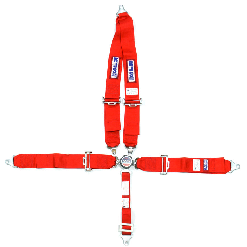 RJS 5-Point Quick-Release Camlock Harness 2" Sub (Red)