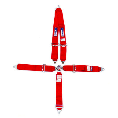 RJS 5-Point Quick-Release Camlock Harness (Red)