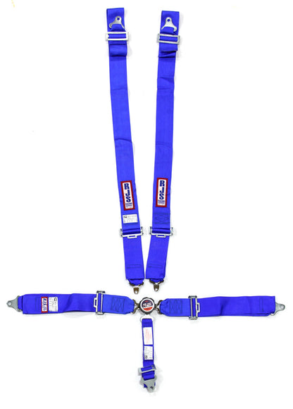 RJS 5-Point Quick-Release Camlock Harness 2" Sub (Blue)