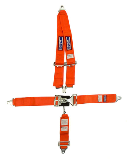 RJS 5-Point Roll Bar Mount Harness 3" Sub (Orange)