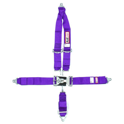 RJS 5-Point Roll Bar Mount Harness 3" Submarine Belt (Purple)