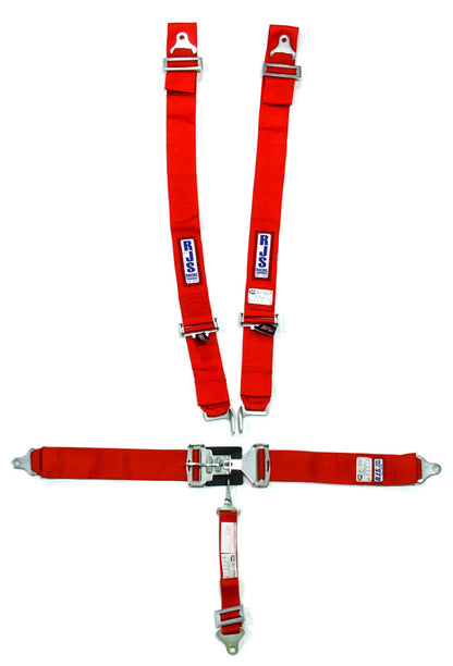 RJS 5-Point Individual Shoulder Mount Harness 2" Sub (Red)