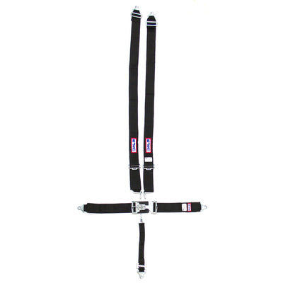 RJS 5-Point Individual Shoulder Mount Harness 2" Submarine Belt (Black)