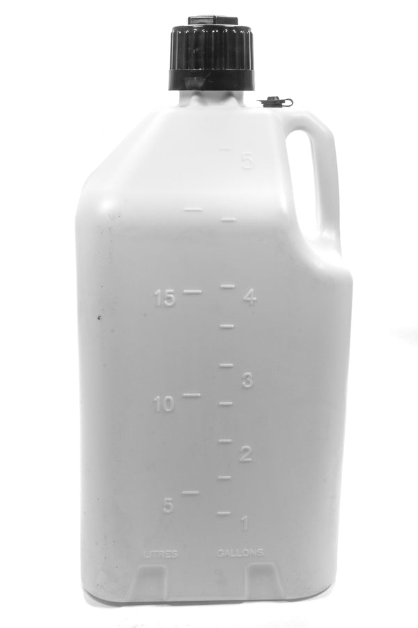RJS Utility Fuel Jug (White, Side View)
