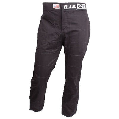 RJS Elite Series 1-Layer Driving Pants SFI 3.2A/1 (Black)