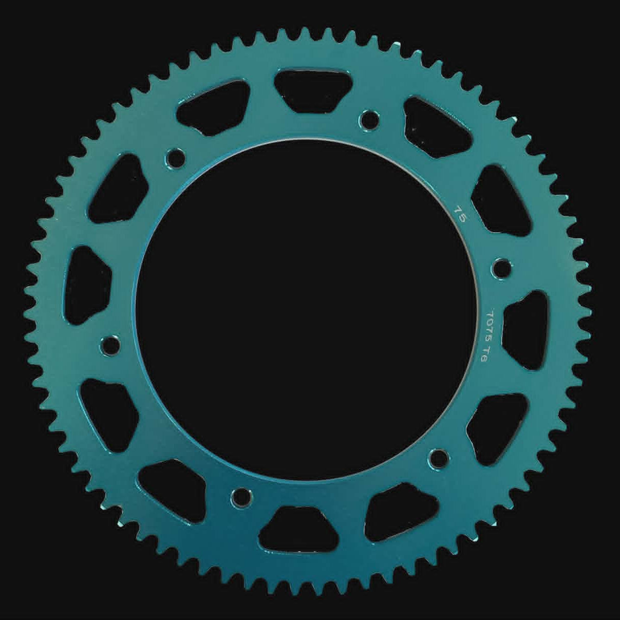 RLV 219 Blue Lightweight Axle Sprockets