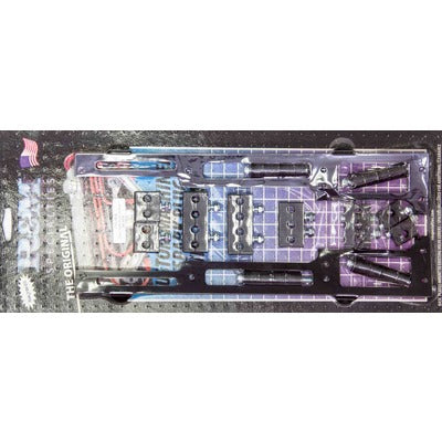 R&M Spark Plug Wire Loom SBC Black Vertical Style 1101-90-K