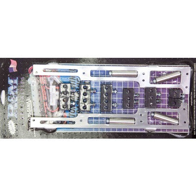 R&M Spark Plug Wire Loom SBC Satin Vertical Style 1101-90-S