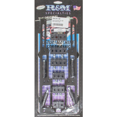 R&M Spark Plug Wire Loom SBF Black Vertical Style 1105-90-K