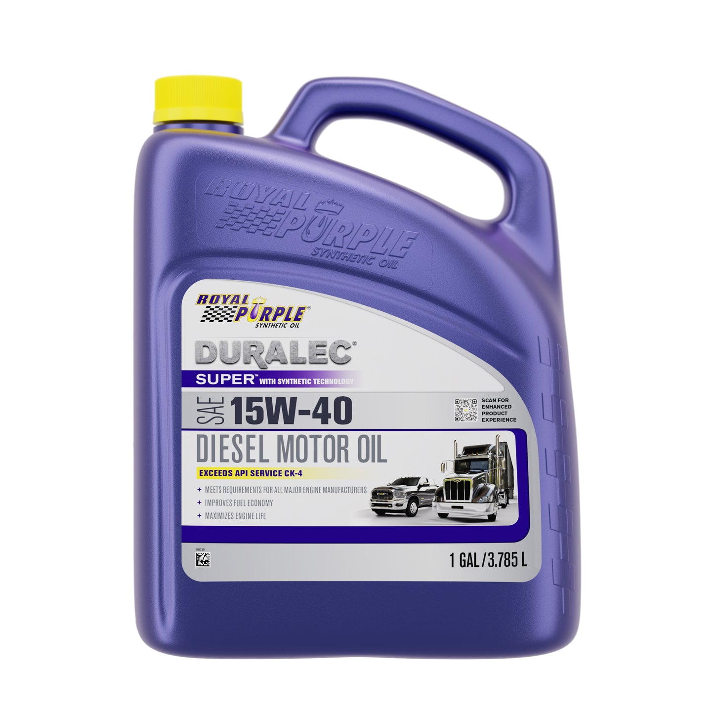 Royal Purple Duralec Super 15W40 Diesel Motor Oil (Gallon)