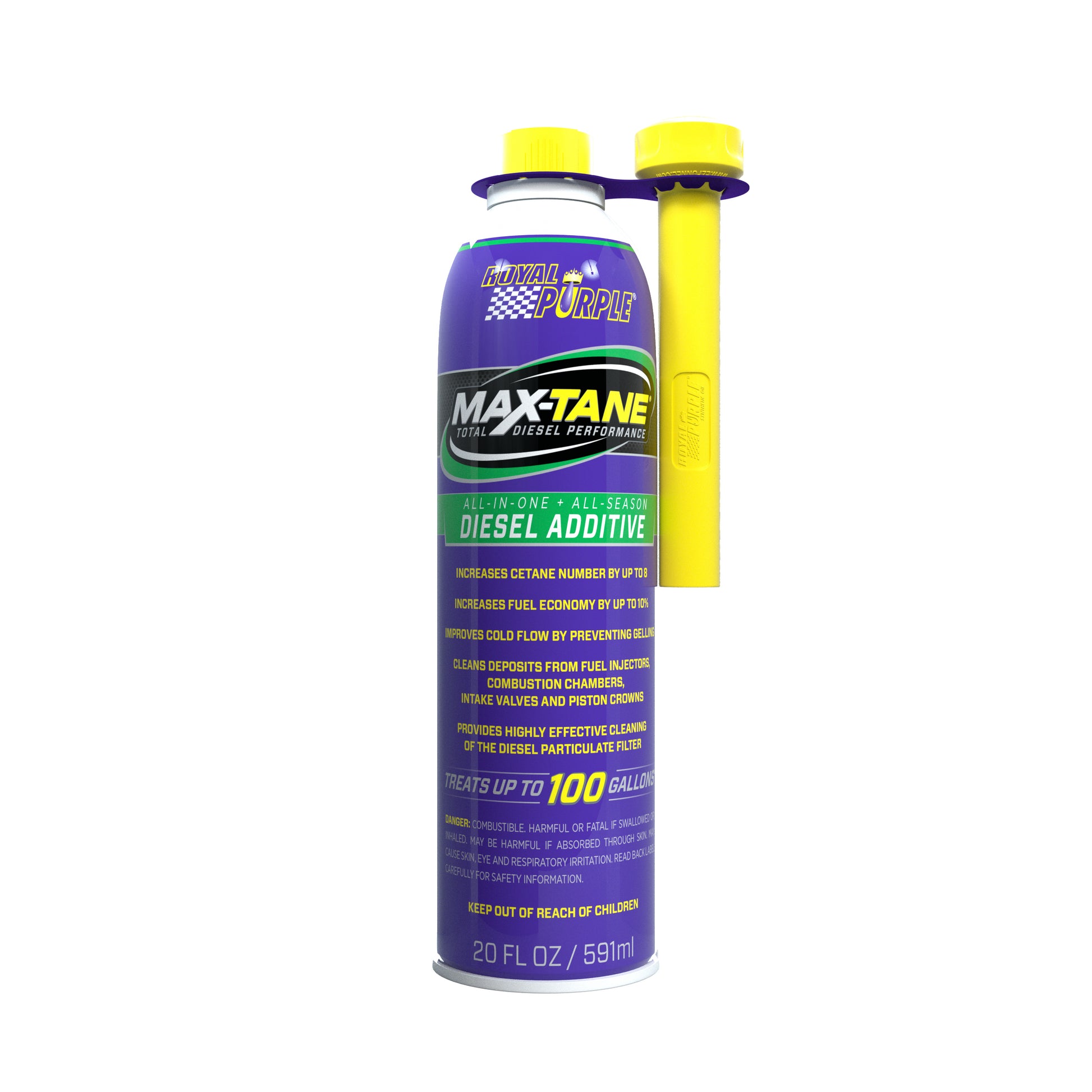 Royal Max-Tane diesel fuel additive bottle 