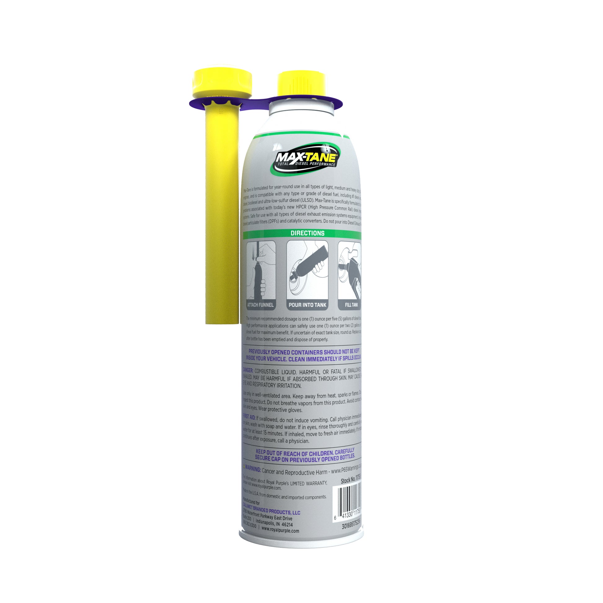 Royal Purple Max-Tane Synthetic Total Diesel Fuel Performance Additive 11755