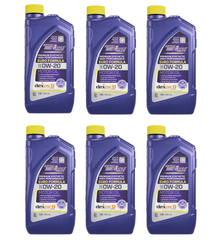 Royal Purple Euro Formula Synthetic Oil 0W20 (Case of 6)