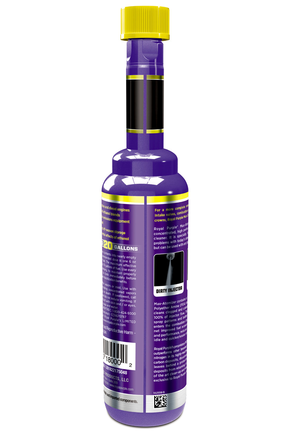 Royal Purple Max Atomizer for Fuel Injection (label)