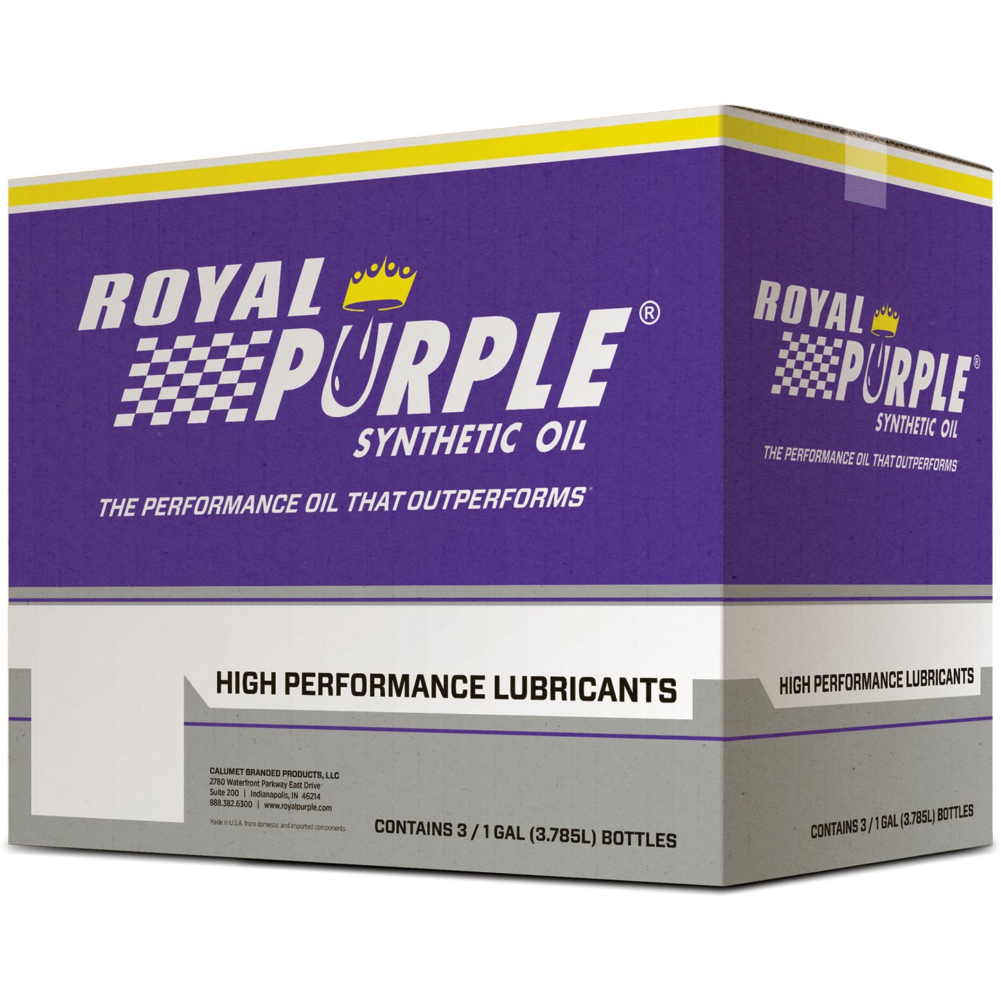 Royal Purple Synthetic Oil (Package of Case of 3 Gallons)