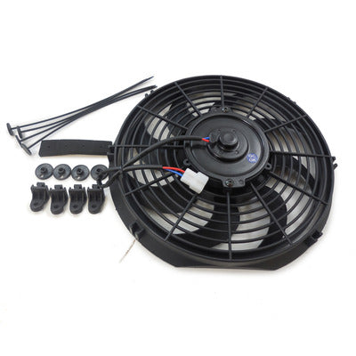 Racing Power 10" Electric Cooling Fan 12V Curved Blades R1009