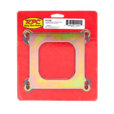 Racing Power Square-Bore to Spread-Bore Adapter Plate - Zinc R1100