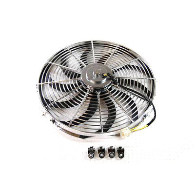 Racing Power 16" Electric Fan Curved Blades R1207