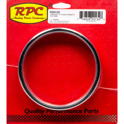 Racing Power Sure Seal 1/2" Aluminum A/C Riser Fit Flat Base R2013X